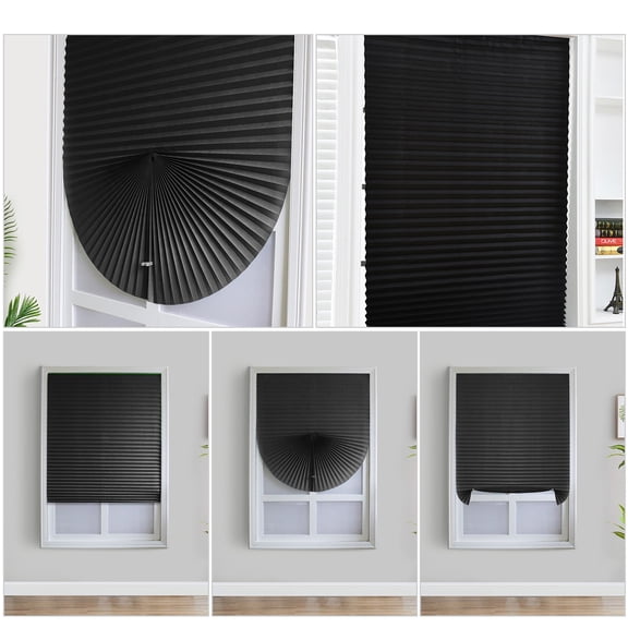 Pleated Window Shades,Block Viscose 35 Shades Window Blind Window Blind Block Pleated Window Shades Window Shades Window Qudai Block Coless 35 Koeb Baoe Snsowed 90x180cm