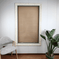 thumbnail image 1 of Pleated Window Shades, No Drilling Temporary Cordless Blinds Light Filtering Fabric Pleated Paper Shades for Indoor Window Covers, Easy to Cut Brown 60*180cm, 1 of 11