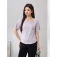 thumbnail image 1 of Pleated waist tencel cotton top, 1 of 7