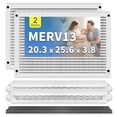 thumbnail image 1 of ZHONG MERV 20x25x4 Air Filter MERV 13 Compatible with 213 Replacement Model 1210 1620 2120, 2200 2210 HCC20-28 PCO3-20-16 HVAC AC Furnace MPR 1900 FPR 10 2-Pack, 1 of 9