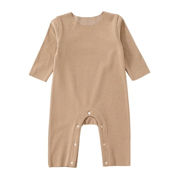 Plebaso Baby Infant Romper Fall Winter Long Sleeve Jumpsuit Outfits For Girls Boys Baby Fall Outdoor Clothing