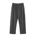 thumbnail image 1 of Plebaso Big and Tall Mens Pajama Pants with Pockets Elastic Waist Cotton Lounge Bottom Sleepwear for Men, 1 of 3