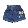 thumbnail image 1 of Plebaso Boys Girls Denim Shorts Elastic Waist Kids Jean Shorts Toddler Summer Pull on Shorts with Pockets, 1 of 5