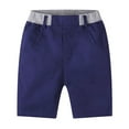 thumbnail image 1 of Plebaso Boys Girls Shorts Elastic Waist School Uniform Shorts Kids Casual Pull on Shorts with Pockets, 1 of 4