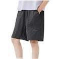 thumbnail image 1 of Plebaso Boys Girls Summer Shorts Knee Length Lightweight Hiking Shorts Casual Outdoor Shorts with Pockets, 1 of 7