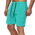 thumbnail image 1 of Plebaso Casual Shorts for Men Elastic Waist Drawstring Shorts Quick Dry Lightweight Beach Sports Shorts, 1 of 4