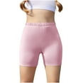 thumbnail image 1 of Plebaso Girls Bike Shorts Stretch Cotton Bottom Shorts Under Dress Elastic Waist Dance Shorts for Kids, 1 of 7