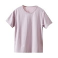 thumbnail image 1 of Plebaso Girls Boys Summer T-Shirts Short Sleeve Tee Shirts for Unisex Kids Lightweight Athletic Tops, 1 of 5