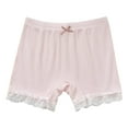 thumbnail image 1 of Plebaso Girls Shorts Cotton Casual Elastic Waist Under Dress Shorts Breathable Biker Shorts for Kids, 1 of 3