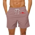 thumbnail image 1 of Plebaso Graphic Shorts for Men Big and Tall Drawstring Casual Shorts Print Lightweight Mens Beach Shorts, 1 of 4