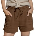 thumbnail image 1 of Plebaso Kids Boys Girls Shorts Summer Elastic Waist Casual Shorts Drawstring Beach Shorts with Pockets, 1 of 7