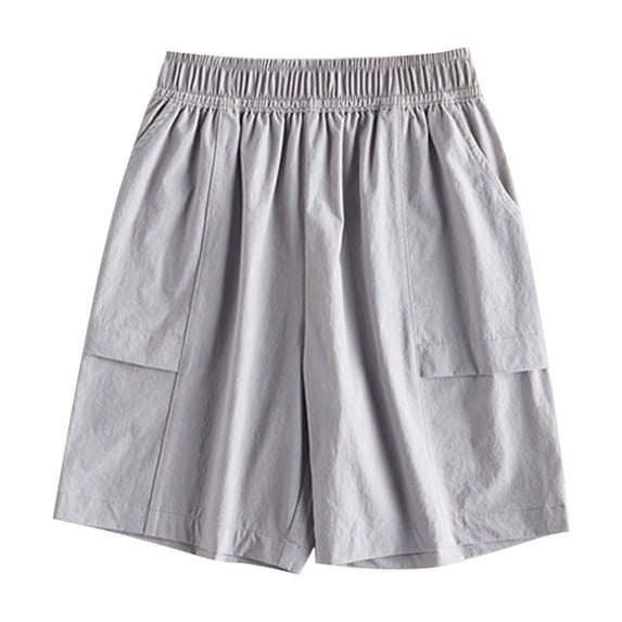 Plebaso Kids Cargo Shorts Quick Dry Outdoor Sports Shorts Loose Lightweight Hiking Shorts with Pockets