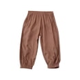 thumbnail image 1 of Plebaso Kids Silk Pants Summer Elastic Waist Baggy Long Bloomers Boys Girls Breathable Casual Joggers, 1 of 5