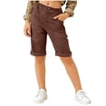 thumbnail image 1 of Plebaso Kids Summer Shorts Knee Length Shorts Boys Girls Zipper Button Casual Short Pants with Pockets, 1 of 6