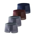 thumbnail image 1 of Plebaso Men's 4 Pack Underwear Big and Tall Breathable Boxer Briefs Mens Lightweight Mesh Underpants, 1 of 4