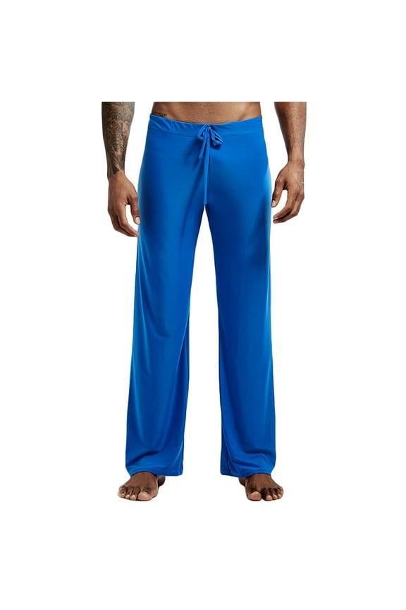 Men's Lounge Pants Casual Drawstring Pajama Pants Soft Comfortable Sleepwear Bottoms for Men
