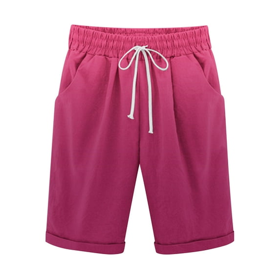 Plebaso Men's Stylish Shorts Gradient Color Summer Beach Shorts Drawstring Casual Knee Length Shorts