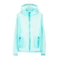 thumbnail image 1 of Plebaso Mens Full Zip up Sun Protection Hoodie Lightweight Jacket Outdoor Sun Shirts with Zipper Pockets, 1 of 7