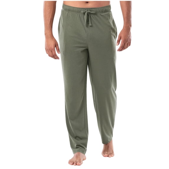 Plebaso Mens Lounge Pants Elastic Waist Drawstring Pajama Pants Comfy Sleepwear Trousers with Pockets
