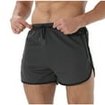 thumbnail image 1 of Plebaso Mens Running Shorts with Zipper Pockets Casual Drawstring Breathable Lightweight Athletic Shorts, 1 of 7