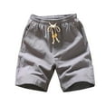 thumbnail image 1 of Plebaso Mens Summer Shorts Elastic Waist Casual Drawstring Lounge Beach Shorts with Pockets Size M-5XL, 1 of 5