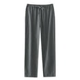 thumbnail image 1 of Plebaso Mens Thin Pajama Pants with Pockets Casual Lightweight Plain Sleep Bottom Loungewear for Men, 1 of 7
