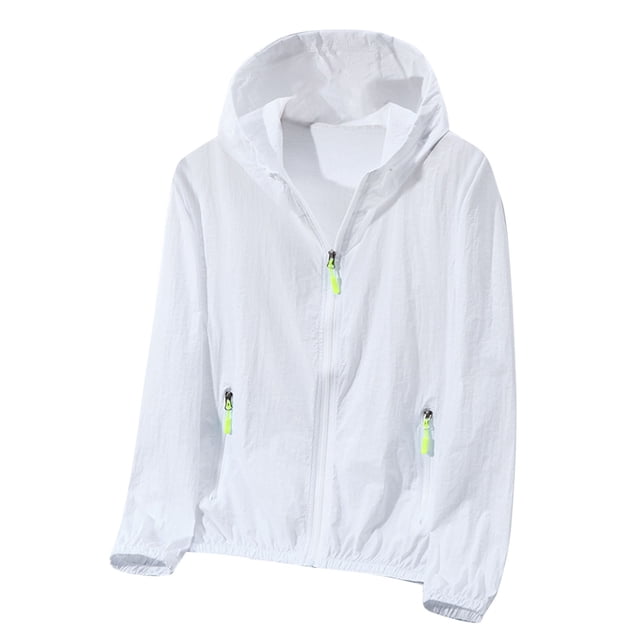 Plebaso Mens UPF 50+ Jacket Sun Protection Big and Tall Full Zip Hoodies Long Sleeve Lightweight Sun Shirts