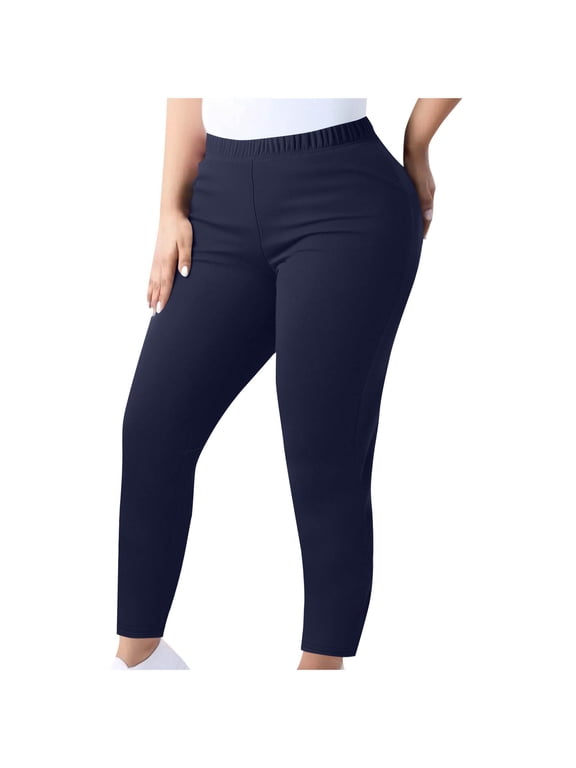 Plus Size Leggings for Women High Waisted Soft Pants Womens Stretch Workout Yoga Pants Activewear