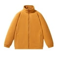 thumbnail image 1 of Plebaso Sherpa Jacket for Men Stand Collar Full Zip Fleece Outerwear Thermal Winter Coat with Pockets, 1 of 3
