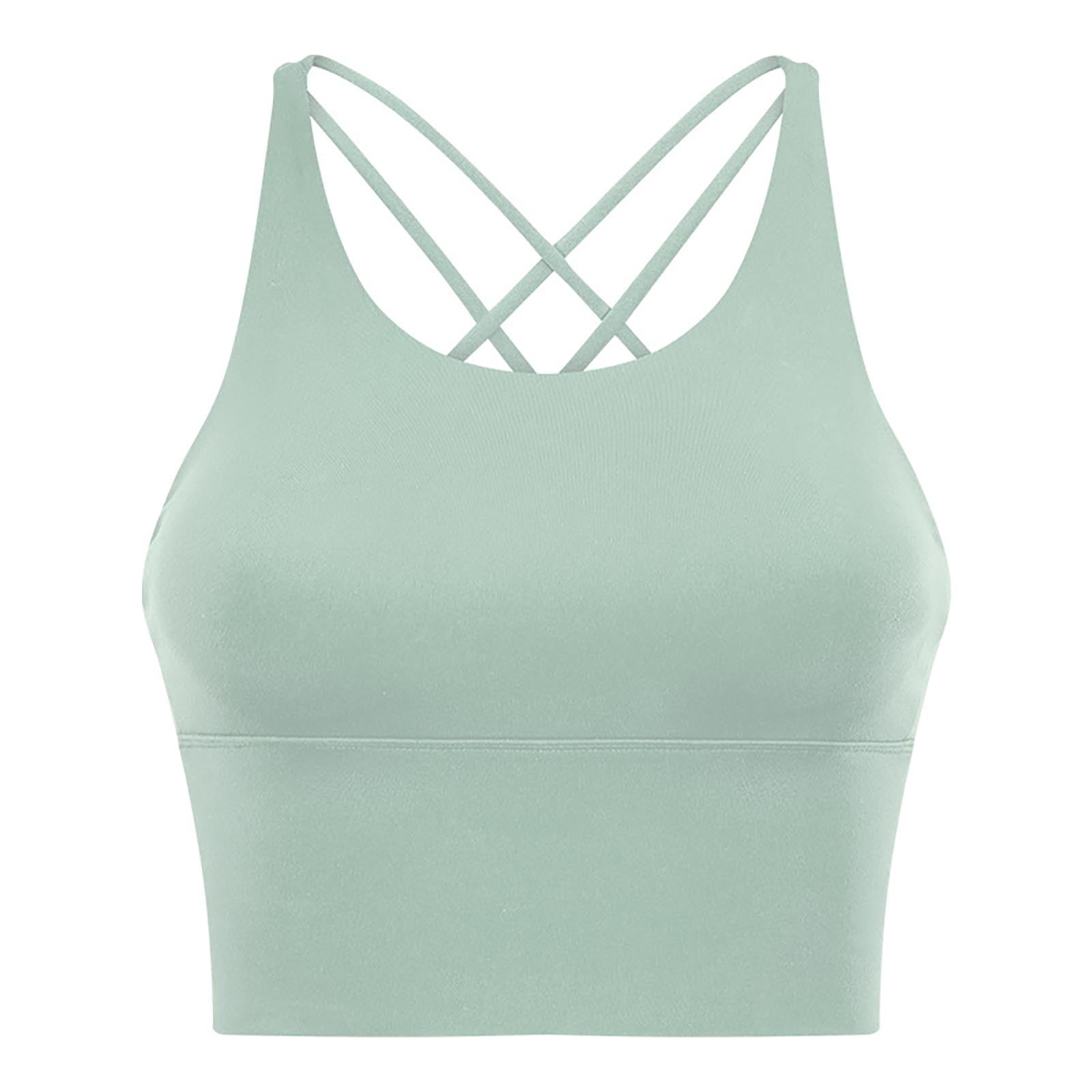 Zise Women's Mimi Crop Top - Open Cross Back & Comfortable Form-Flex Fabric