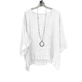 thumbnail image 1 of Plebaso Summer Tops for Women V Neck Ruffle Loose Blouses Short Sleeve Casual Plain Lightweight Tee Shirts, 1 of 5