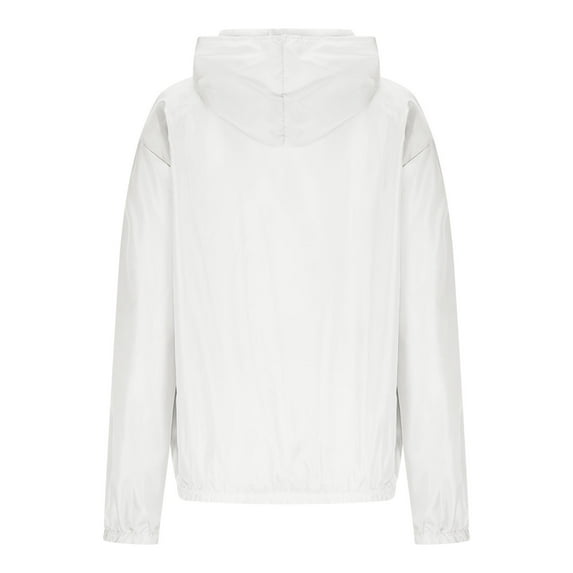 Plebaso Summer Womens Lightweight Jacket Loose Sun Protection Hooded Sun Shirts Zip up Outdoor Jacket