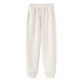 thumbnail image 1 of Plebaso Sweatpants for Women Trendy High Waist Solid Color Casual Loose Outdoor Jogger Pants with Pockets, 1 of 5