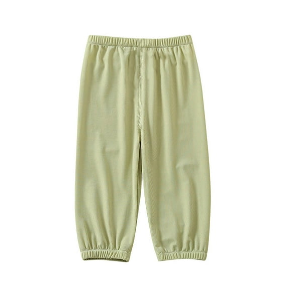Plebaso Toddler Baby Boys Girls Pants Summer Thin Long Bloomers Baggy Lightweight Casual Joggers for Kids