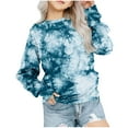 thumbnail image 1 of Plebaso Toddler Baby Girls Boys Crewneck Oversized Sweatshirt Tie-dye Printed Long Sleeve Pullover Tops, 1 of 5