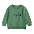 thumbnail image 1 of Plebaso Toddler Baby Pullover Sweatshirts Boys Girls Crewneck Cute Tops Kids Long Sleeve Sweat Shirts, 1 of 3