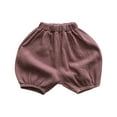 thumbnail image 1 of Plebaso Toddler Shorts Boys Girls Elastic Waist Short Bloomers Pull on Summer Casual Shorts for Kids, 1 of 3