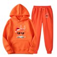 thumbnail image 1 of Plebaso Two Piece Outfit for Women Christmas Tracksuit Long Sleeve Hoodie and Sweatpants Lounge Sets, 1 of 2