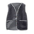 thumbnail image 1 of Plebaso Women's Fleece Vest with Pockets Button down Sleeveless Jacket Fall Winter Womens Warm Outerwear, 1 of 5