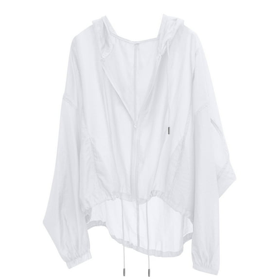 Plebaso Women's Lightweight Hooded Jacket Sun Protection Casual Hoodie Long Sleeve Sun Shirts for Women