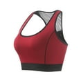 thumbnail image 1 of Plebaso Women's Sports Bras Back Mesh Patchwork Workout Bras for Ladies Racerback Breathable Yoga Bras, 1 of 3