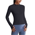 thumbnail image 1 of Plebaso Women's Sun Protection Jacket UPF 50+ Long Sleeve Sun Shirts Hiking Outdoor Slim Tops Activewear, 1 of 5