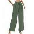 thumbnail image 1 of Plebaso Women's Wide Leg Pants High Waisted Dressy Palazzo Pants Lightweight Work Trousers with Pockets, 1 of 7