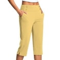 thumbnail image 1 of Plebaso Women's Yoga Capri Pants High Waist Capri Leggings Stretch Workout Capris Pants with Pockets, 1 of 7