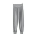 thumbnail image 1 of Plebaso Women's Yoga Pants Baggy High Waist Lounge Pants Solid Color Comfortable Dance Pants for Women, 1 of 7