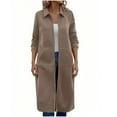 thumbnail image 1 of Plebaso Women's Zip up Long Tunic Sweatshirts with Pockets Long Sleeve Casual Collared Jacket for Women, 1 of 6