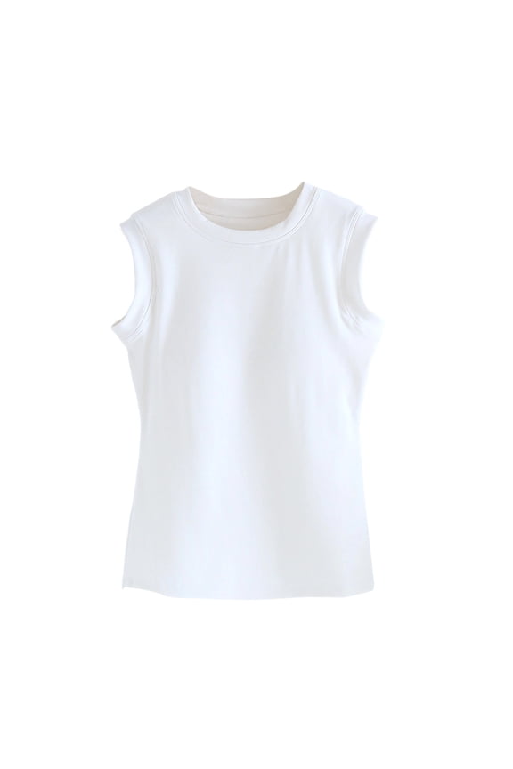 Womens Cotton Tank Tops Built in Bra Pads Women's Sleeveless Shirts Basic Bottoms Undershirts