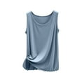 thumbnail image 1 of Plebaso Womens Lounge Tank Tops Sleeveless Comfy Pajama Tops Casual Crew Neck Tshirts Sleepwear for Women, 1 of 7