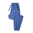 thumbnail image 1 of Plebaso Womens Mens Sports Pants with Zipper Pockets Drawstring Quick Dry Lightweight Outdoor Hiking Pants, 1 of 7