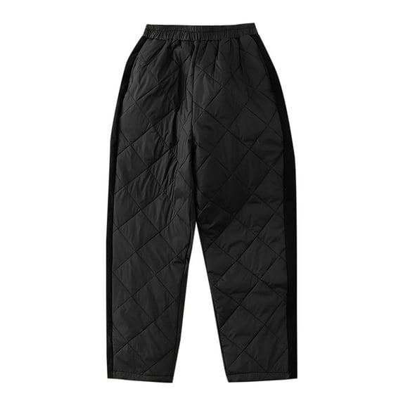 Plebaso Womens Pants Fall Winter Loose Zippered High Waisted Plush Thick Cotton Pants Ladies Casual Pants with Pockets